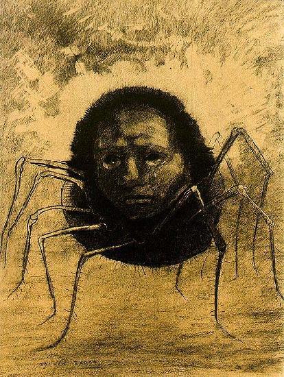 Odilon Redon The Crying Spider Germany oil painting art